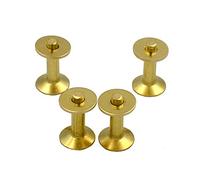 DGOL 50 Sets Solid Brass #12 Size 12 Copper Burrs Rivets Washers 9/16 inch (14mm) Long