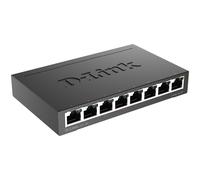DGS 108/B 8 Port Gigabit Unmanaged Metal Desktop Switch 10/100/1000 Mbit/s UK