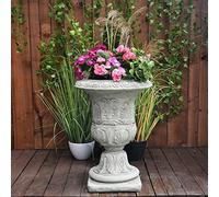 DGS STATSUES - Stone Cast Eddy Vase Victorian Design Garden Planter 60cm