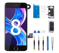 DGSCSMY for iPhone 8 Screen Replacement for iPhone SE 2020 with Home Button Black 4.7" Full Assembly Earpiece Front Camera 3D Touch LCD Display Digitizer Glass Repair Tools kit A1863 A1905 A1906