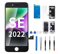 DGSCSMY for iPhone SE 3rd / 2nd Generation and for iPhone 8 Screen Replacement SE 2022 4.7" LCD Display 3D Touch SE3 Glass Digitizer with Full Repair Fix Tools Kit Waterproof Sticker Magnetic Pad