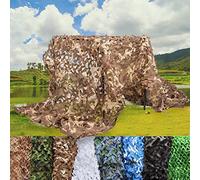 DGSFES Desert Camouflage Netting Kids Den,Lightweight Camo Netting Hunting Photography Hide,Camo Net Garden Cover for Car Camping Outdoor Woodland Party Decoration,1x2m