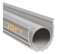 DGSL Garage Door Seals Bottom Rubber，Weather Stripping Sealing Strip Replacement,Universal Weatherproof Threshold Buffering (Grey, 10 Ft,)