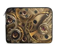 Dgsxynth 13inch Laptop Case, Cool Steampunk Gears Laptop Sleeve