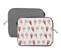 Dgsxynth 14inch Laptop Case, Colorful Ice Cream Snowflake Laptop Sleeve