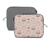 Dgsxynth 14inch Laptop Case, Cute Cartoon Hedgehog Snowflake Laptop Sleeve