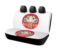 Dgsxynth Car Back Seat Cover, Fortune Daruma Universal Car Seat Cover Set for Most Cars Trucks SUVs