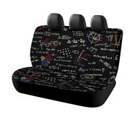 Dgsxynth Car Back Seat Cover, Math Linear Mathematics Education Universal Car Seat Cover Set for Most Cars Trucks SUVs