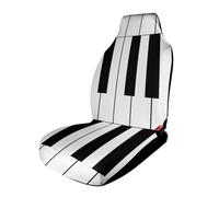 Dgsxynth Car Cover Seats Front, Music Piano Keys Car Seat Cover, Universal Car Seat Protector