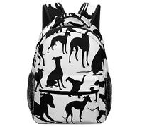 Dgsxynth Durable Oxford Cloth Casual Daypack, Italian Greyhound Dog Backpack, College Bag for Boys, Girls, Travel, Sports