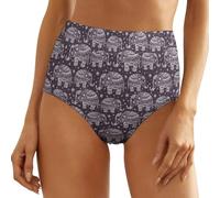 Dgsxynth Ladies Knicker,Cartoon Cute Elephant Brief, Women's High Waist Stretch Underwear