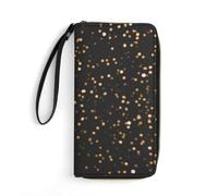 Dgsxynth Leather Wallet, Glow in The Dark Constellations Midnight, with Rope, Small Size and Large Capacity, Easy to Carry