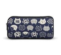 Dgsxynth Pencil Case, Cat Lucky PatternStationery Bag, Business Travel Bag Or Small Tool Box, Girls Makeup Bag