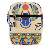 Dgsxynth Shoulder Bag, Egyptian Scarab Crossbody Bag, Multi Purpose Small Satchel for Work Business Travel