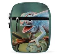 Dgsxynth Shoulder Bag, Funny Chameleon Crossbody Bag, Multi Purpose Small Satchel for Work Business Travel