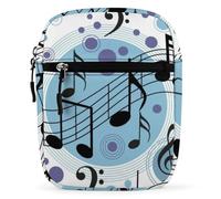 Dgsxynth Shoulder Bag, Polka Dot Music Note Crossbody Bag, Multi Purpose Small Satchel for Work Business Travel