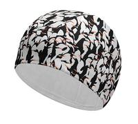 Dgsxynth Swimming Hat, Penguin Cute Swimming Cap, Bathing Caps for Long Short Hair