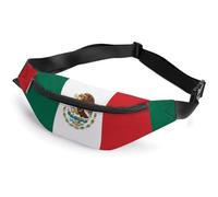 Dgsxynth Waist Bag, Flag of Mexico Bumbag, Adjustable Fanny Pack for Running Walking Hiking