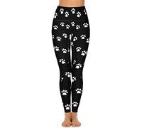 Dgsxynth Women's Gym Leggings, Glow in The Dark Constellations Midnight Yoga Pants, High Waisted Sports Workout Leggings with Pockets