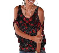 Dgsxynth Women's Tops, Italian Greyhound Dog Ladies Tops, Loose Off Shoulder Tops for Work Office