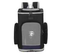 DGSYUAN Cat Bag Pet Carrier Cat Carrier Pet Backpack Cat Bag Pet Outdoor Carry Double Shoulder Bag Foldable Travel Bag Small Dog Cats Pet Bag Carrier (Color : Black, Size : 25 * 27 * 40cm)