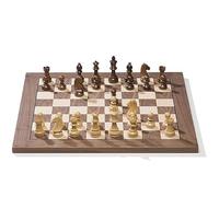 DGT Walnut Bluetooth e-Board with DGT Timeless ePieces - Chess Board for Single Player, Age 10 and Up