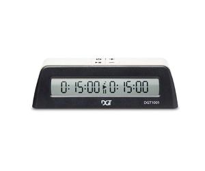 DGT1001 Black Digital Game Timer - Chess & Board Games Clock by DGT