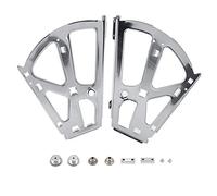 DGTRHTED 2Pcs Stainless Steel Shoes Cabinet Hinges, 2 Layers, Silver, Polished, Cabinet Mount, 2.0 count