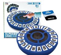 DGTSYAL Family Board Game,Quick Thinking Alphabet Board Game, Fun Word Puzzles, Letter Press Game For All Ages, Choose Categories And Race Against The Timer To Be The Last Player Standing
