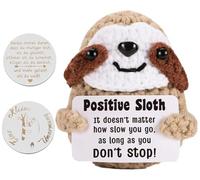 DGTSYAL Lucky Charm Pocket Hug Gift For Women Sloth,Funny Cheerleader Kids Gift Lucky Charm Exam,Get Well Soon Gifts Best Friend