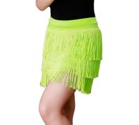 DgtZyrih Girls Latin Dance Dress Layers Tassels Chacha Samba Tango Dancewear Fringes Skirts Competition Performamnce Outfit Children's Party Stage Dancing Costume,A1,130