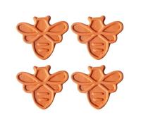dgudgu Bee Shape Brown Sugar Keeper Terra Cotta Brown Sugar Saver Terracotta Brown Sugar Keeper Disc Set Of 4 Terracotta Brown Sugar Bear Softener