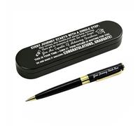 DGXMD Class of 2026 Graduation Gift - Inspirational Engraved Ballpoint Pen with Pen Case - Elegant Writing Pen for High School & College Graduates, Gift for Him or Her