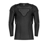 DGYAO Kids Sports Protective Padded Compression Tops Long Sleeve Shirt Rib Chest Elbow Protector Sports Gear for Rugby Basketball Football Skateboarding