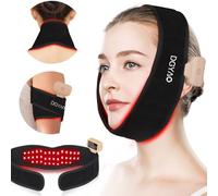 DGYAO Red Light Therapy for Neck Chin 8 Color Infrared Light Wrap 3D 38 Lights 152 Light Beams Wearable Pad