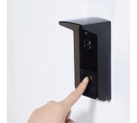 dgyezhao Rain cover for doorbell, grey polycarbonate rain protection, doorbell, sun and water resistant, suitable for most visual doorbells
