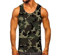 DGZTWLL Tank Top Men Camouflage Workout Muscle Sleeveless Summer Outdoor Soft Classic Hunting Ripstop Military Tactical Shirts