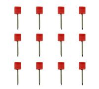DGZZI 12PCS 66mm/2.59inch Archery Target Nail Archery Hunting Target Nail Pin Outdoor Sport Fastening Tool for Paper Hay EVA Foam Target