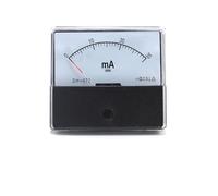 DH-670 MA DC Pointer Type Milliammeter 1mA 10mA 20mA 30mA 50mA 100mA 200mA 300mA 500mA Analog Mechanics Plate Table Ammeter 1Pcs(200mA)