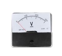 DH-670 Pointer Analog DC Voltmeter 5V-100V 70 * 60mm 0-500V 1Pcs(20V)