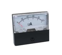 DH-670 UA Analog Microammeter Panel Ampere Meter Current Tester DC 50uA 100uA 200uA 300uA 500uA 1000uA 1Pcs(100uA)