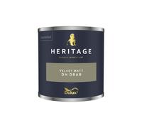 Dulux Heritage Velvet Matt Finish Paint Tester Pot 125ml DH Drab