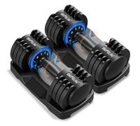 DH FitLife 2-12kg Adjustable Dumbbells Set | 5-Level 1-Second Weight Change