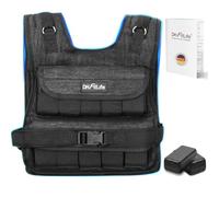 DH FitLife Adjustable Weighted Vest 20kg | Compact Fitness Training Vest