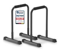 DH FitLife Dip Bars | Dip Stand & Adjustable Dip Station 80-90 cm | Parallettes for Calisthenics & Strength Training | Stable & Safe | Indoor & Outdoor Fitness Equipment