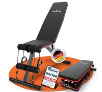 DH FitLife Foldable 8-in-1 Weight Bench | 80% Space-Saving Adjustable Workout Bench for Full Body & Strength Training | Incline & Decline Bench, Ab Bench for Home Gym
