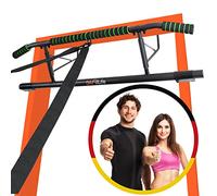 DH FitLife Pull-Up Bar Door Frame without Screws | Pull Up Bar for Doorway Strength Training | Includes Sling Trainer | For Door 70-92 cm