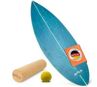 DH FitLife Wooden Balance Board Kit | Surf Wobble Board for Adults