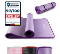 DH FitLife Yoga Mat 183 x 61 x 1 cm - Extra Thick, Non-Slip Exercise & Fitness Mat, Durable Gymnastics Mat for Pilates, Workout & Home Gym (Purple)