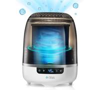 DH Lifelabs Aaira + Humidifier 4-in-1 Air Purifier, Sanitiser, Humidifier & Odour Neutraliser. Removes 99.9% of Bacteria Viruses Mould. HO leans Moisturises Air. Musty & Pet Smells. Bedroom Lounge